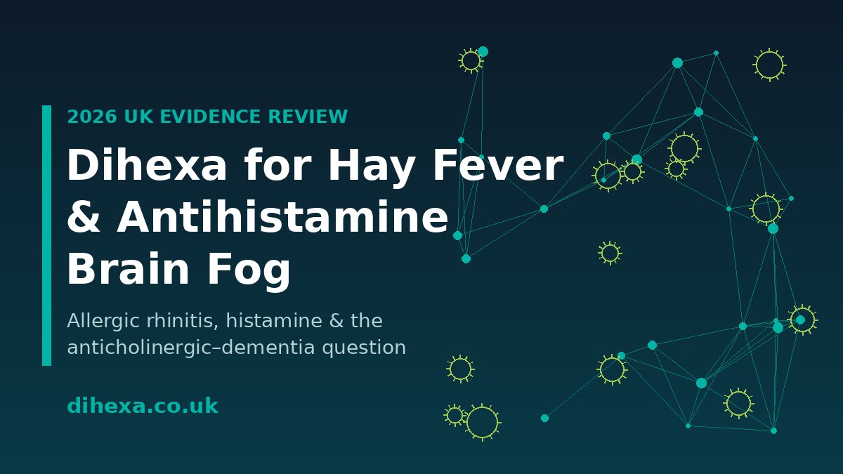 Dihexa for hay fever and antihistamine brain fog - 2026 UK evidence review illustration