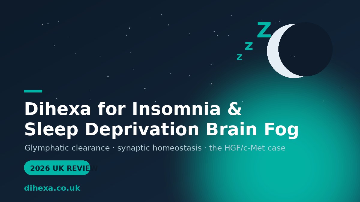 Dihexa for insomnia and sleep deprivation brain fog - 2026 UK evidence review illustration